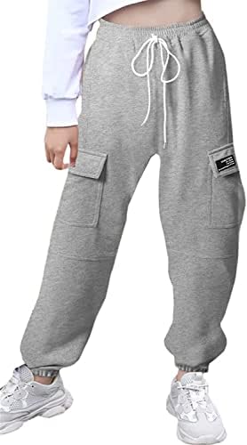 SANGTREE Womens Drawstring Cargo Jogger Pants Comfortable Active Wear