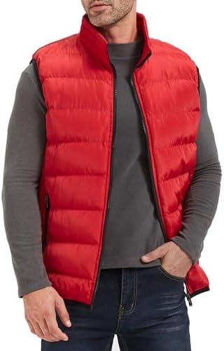 XinYangNi Mens Warm Cozy Puffer Vest