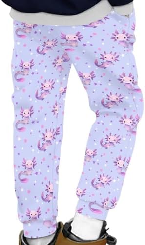 Eheartsgir Girls Joggers Pants with Pockets - Lightweight Active Sweatpants for Kids