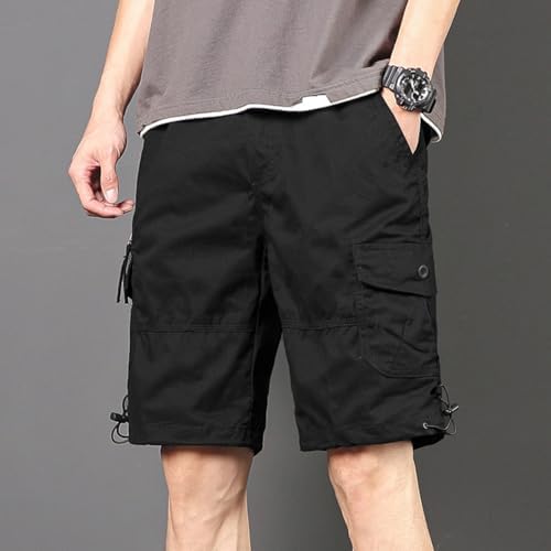 Mens Summer Cotton Bermuda Shorts Casual Trendy erad for Men