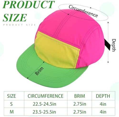 Cindeer Retro Neon 80s 90s Hat
