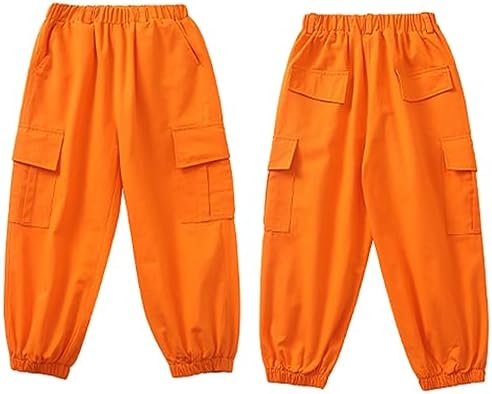 Dynamic Fit Hip Hop Outfits for Kids Girls Dance Jogger Pants 2023