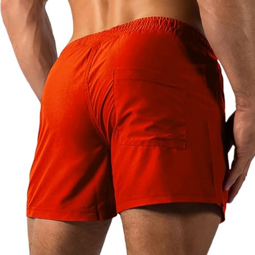Refreshing 5-Inch Lightweight Drawstring Athletic Shorts for Men