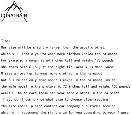 Coralrain Long Hooded Rain Jacket