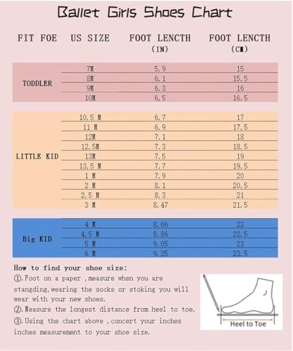 Girls Ballet Dance Shoes