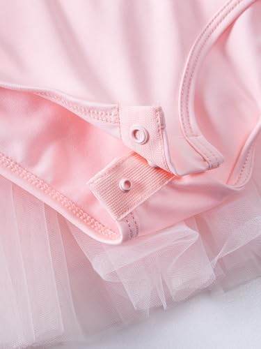 Fluffy Ballet Leotard for Toddlers Girls 1-7Y
