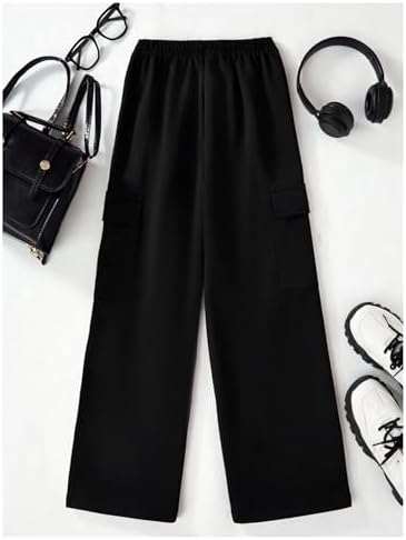 SHENHE Girls Comfortable Cargo Sweatpants