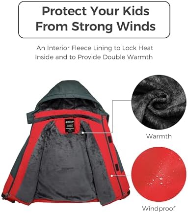 Protective Cozy Ski Jackets for Boys