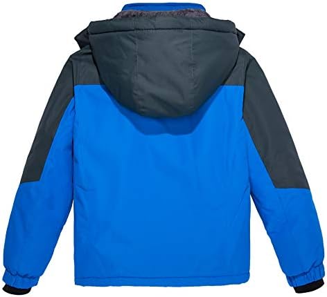 Wantdo Boys Waterproof Ski Jacket Fleece Snowboarding Jackets