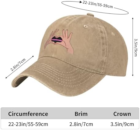 Holding A Heart Pink Line Flag Baseball Cap