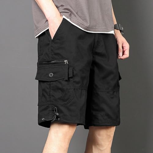 Mens Summer Cotton Bermuda Shorts Casual Trendy erad for Men