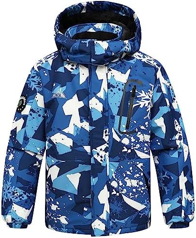 MOERDENGKids Ski Jacket waterproof Winter Coat