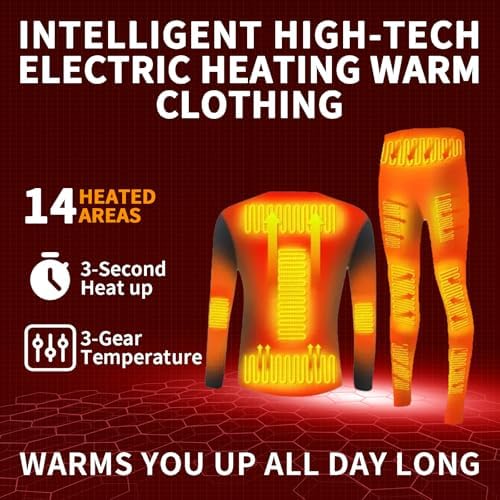 Foern Electric Heated Underwear Set - Stay Warm in Cold Weather