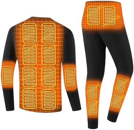 Warm Comfort 28 Heating Zones - Mens Electric Thermal Underwear Set