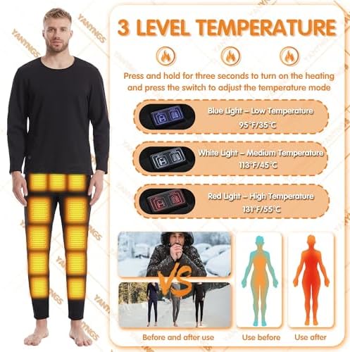 14 Heating Zones Heating Pants