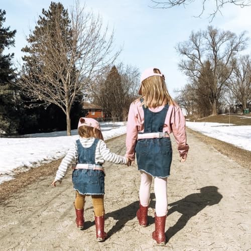 Western Chief Girls Glitter Waterproof Rain Boot with Easy Pull on Handles