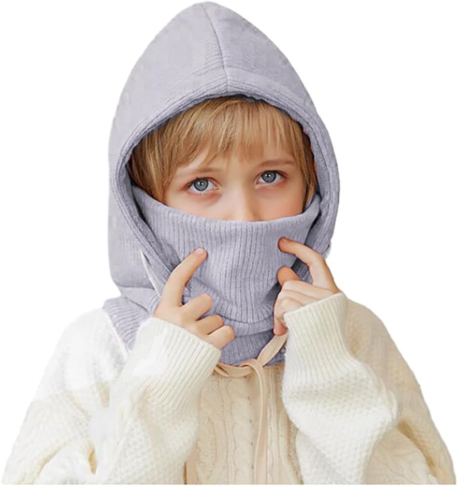 Zcargel - Winter Multi-Functional Hat for Kids Beanie Neck Warmer Mask
