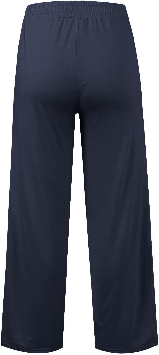 Cute comfy 10-12 year girls wide leg sweatpants with drawstring