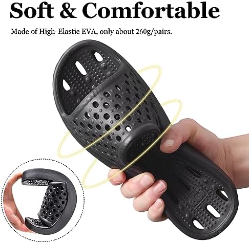 Non-Slip Dry Shower Slippers for Men Women