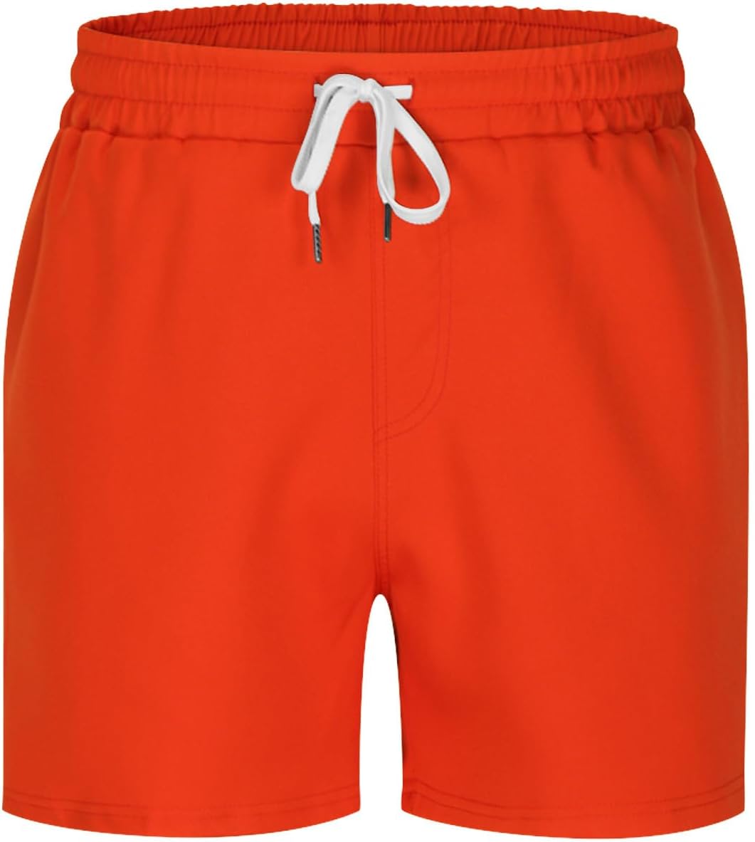 Refreshing 5-Inch Lightweight Drawstring Athletic Shorts for Men