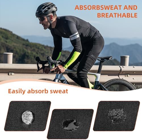Thermal Arm Warmers for Men Winter Cycling Compression Sleeves