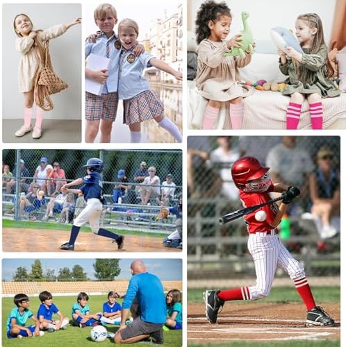 American TrendsKids BaseballSoccerKnee High Socks