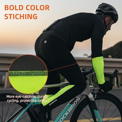 Thermal Arm Warmers for Men Winter Cycling Compression Sleeves