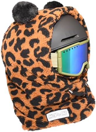 MDXONE Kids Balaclava Face Mask with Buttons and Elastics