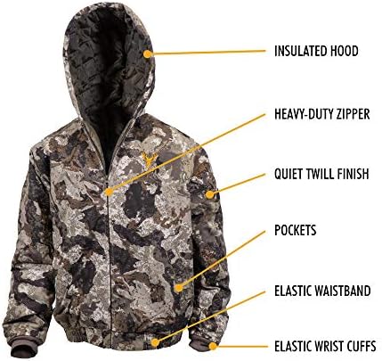 HOT SHOT Insulated Camo Hunting Jacket for Boys