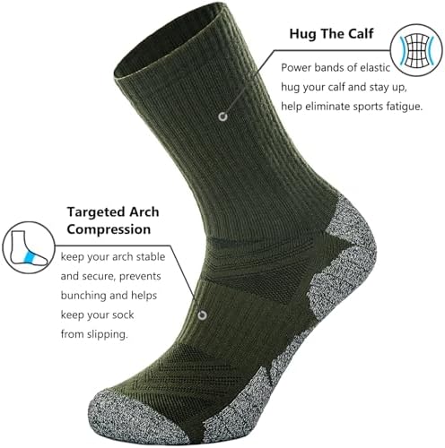 CWVLC Arch Compression Hiking Socks