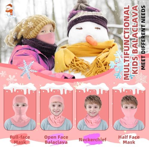 ICOCOPRO Kids Balaclava Ski Mask Windproof Warm Face Protector