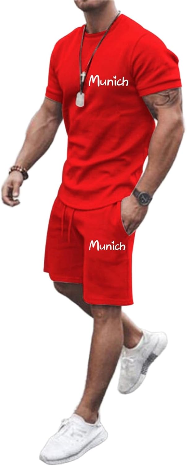 Mens Two-Piece Summer Outfits Set