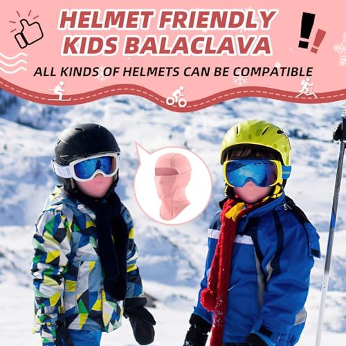 ICOCOPRO Kids Balaclava Ski Mask Windproof Warm Face Protector
