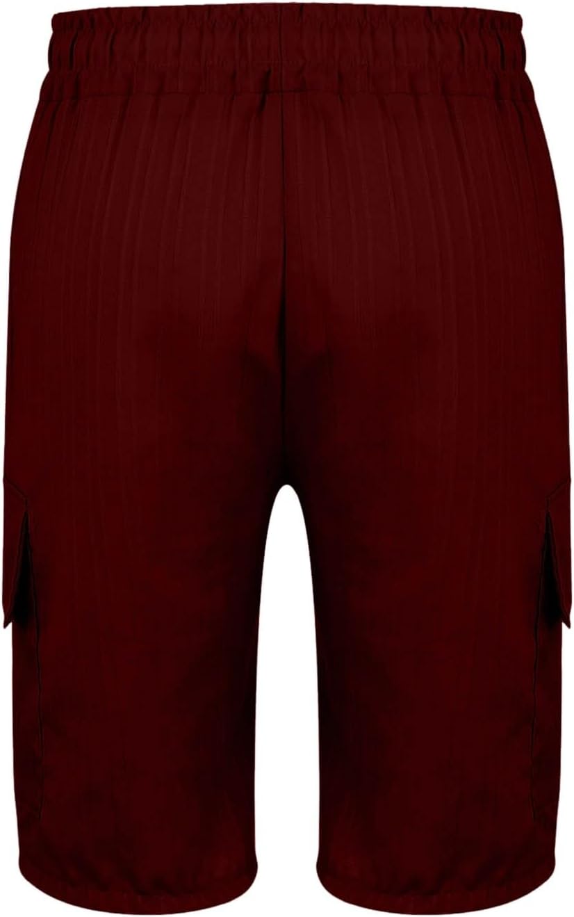 Finelylove Mens Summer Casual Beach Shorts Relaxed Fit Easy-Wear