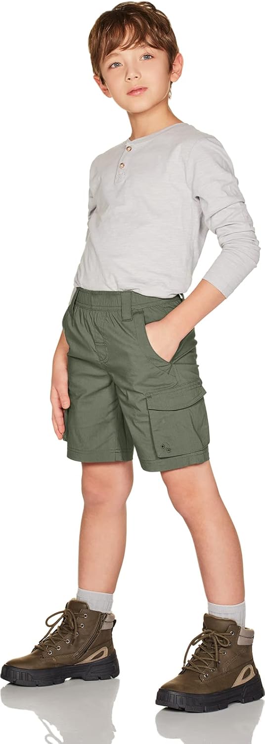 CQR Kids Youth Cargo Shorts for Outdoor Adventures