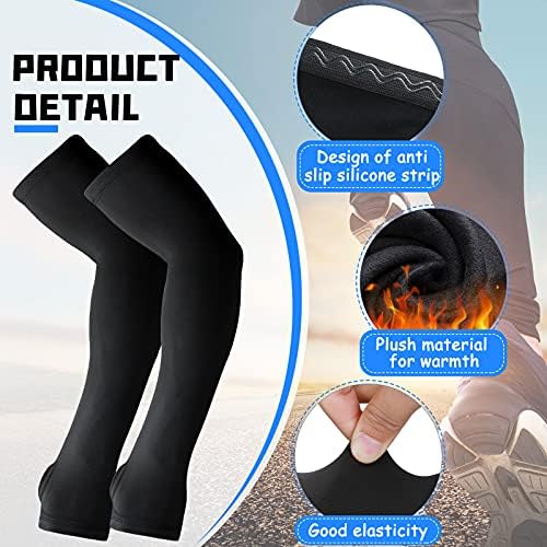 Thermal Arm Sleeves for Cycling Mens Winter Warmers