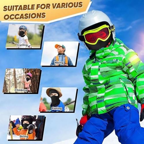 Echinodon Kids Balaclava Windproof Ski Mask - High-End Protection