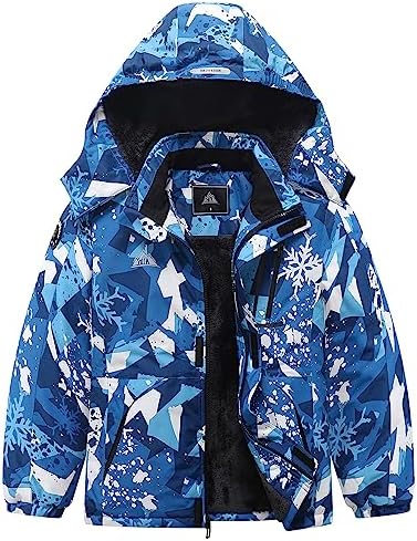 MOERDENGKids Ski Jacket waterproof Winter Coat