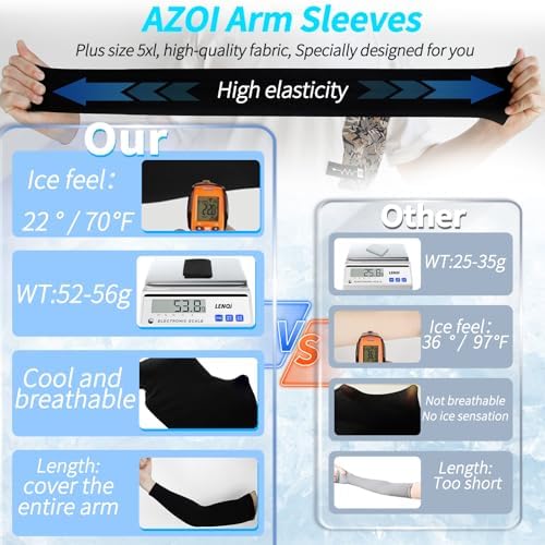AZOI Cooling Arm Sleeves for Men