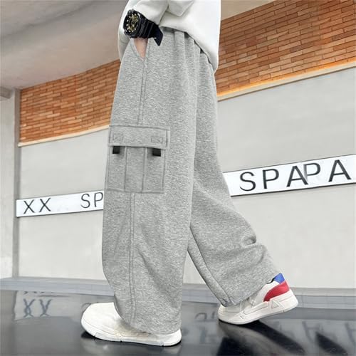 Soft comfortable-unisex athletic sweatpants with pockets for girls and boys