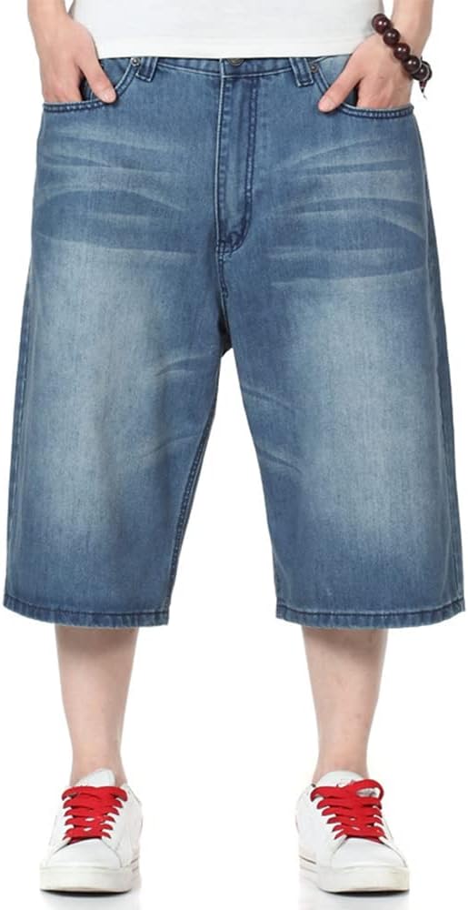 Kinghua Baggy Jean Shorts for Men