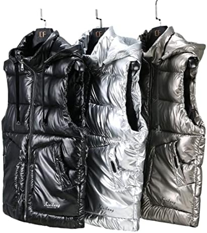 Quick-Dry Water Repellent Puffer Vest with Space POD Big-Hitting