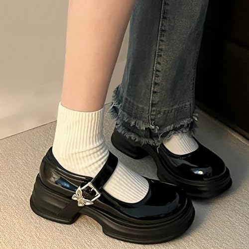 Stylish Round Toe Mary Jane Dress Shoes for Girls