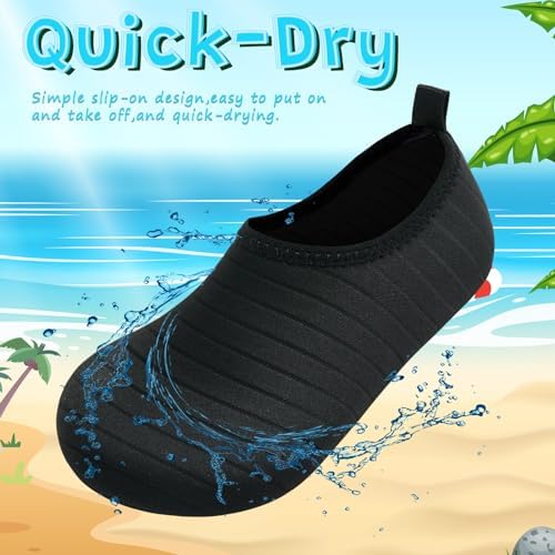 VIFUUR Kids Quick Dry Water Shoes All-Day Comfort