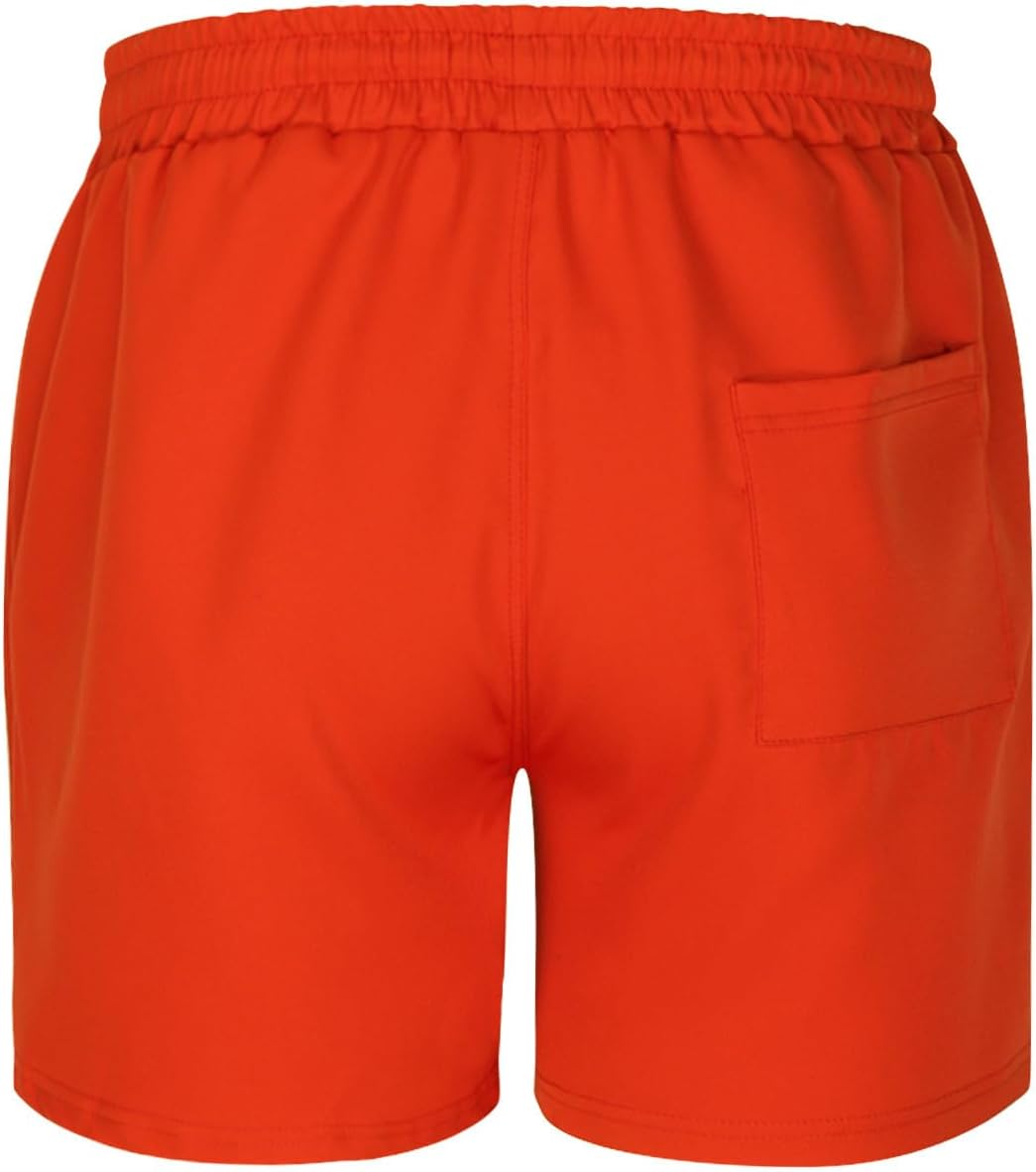 Refreshing 5-Inch Lightweight Drawstring Athletic Shorts for Men