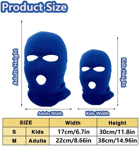 Oarkcave 3-Hole Beanie Face Mask skiing warm