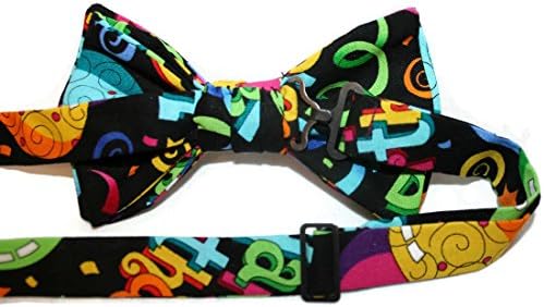 Personalized Happy Birthday Bow Tie Party Gift - Unique Handmade Mens Bow Ties