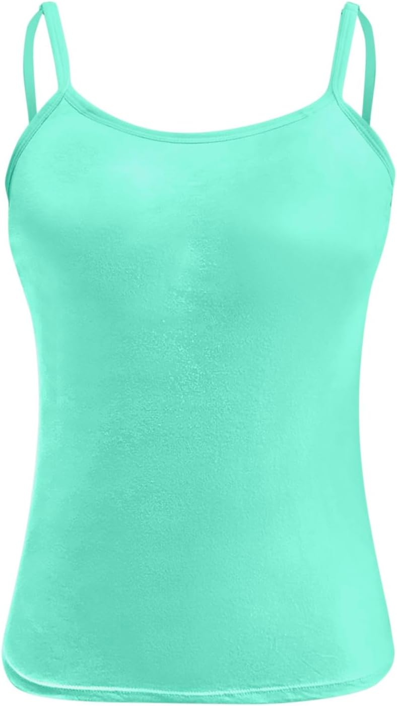 Adjustable Padded Womens Tank Top with Bra