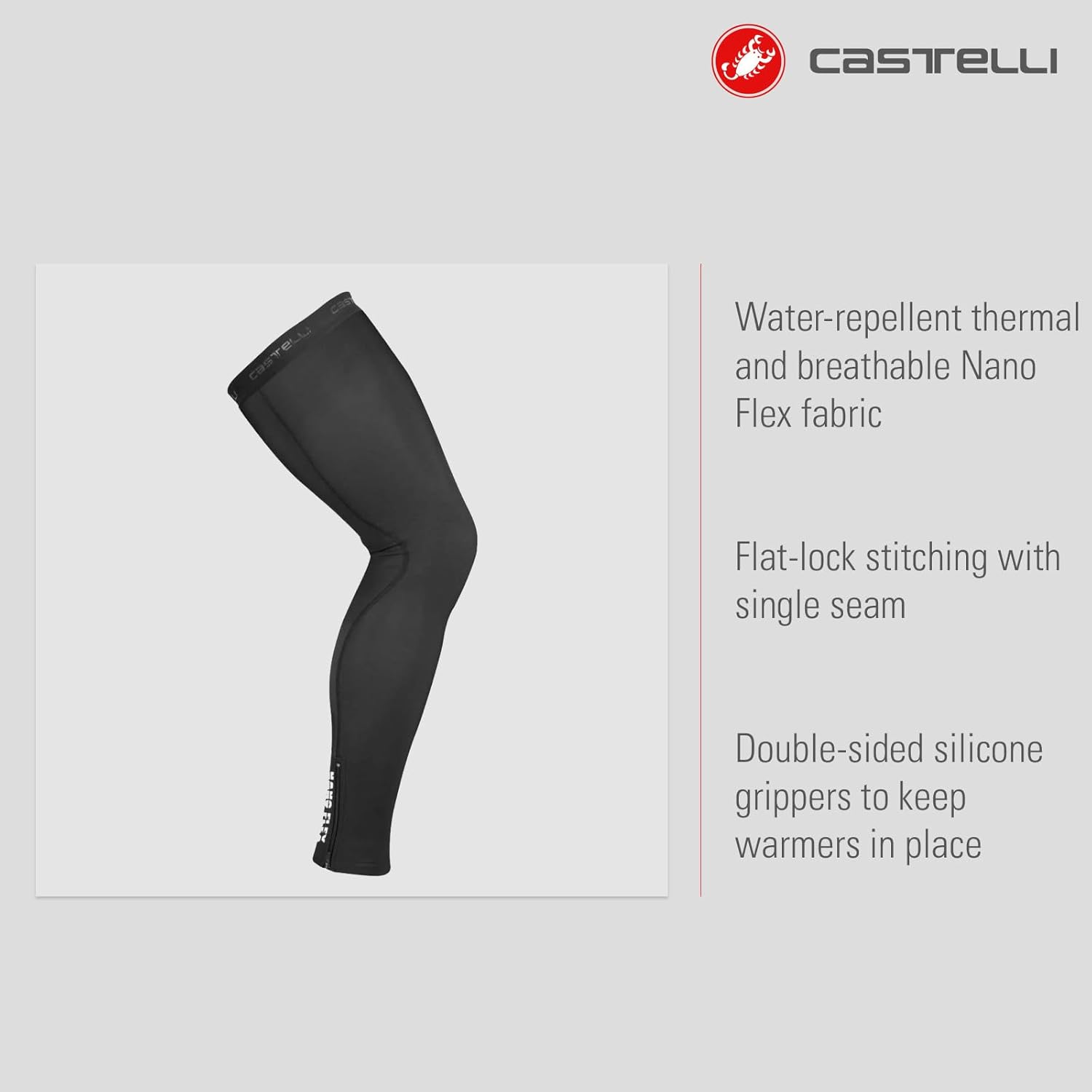 Castelli Nano Flex 3G Legwarmer - Form-Fitting Warm for Biking