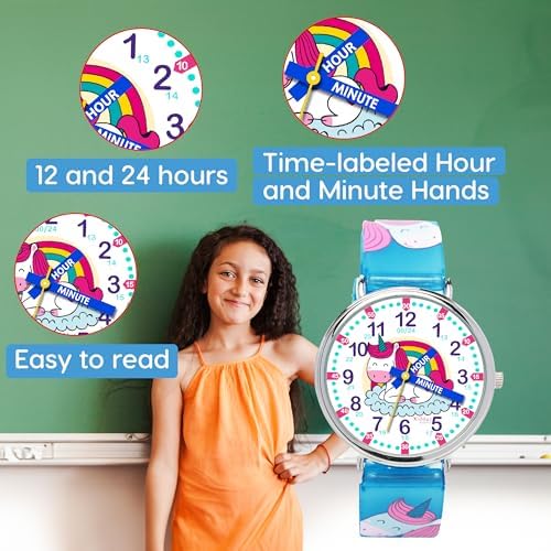 Kiddus Time Teacher Watch for Kids 6-12 years old